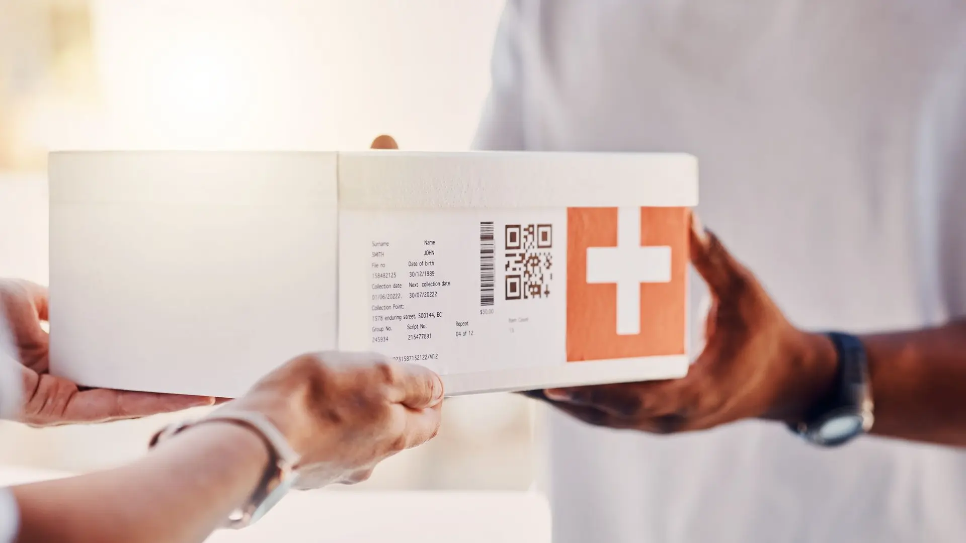 Sichere Paketübergabe