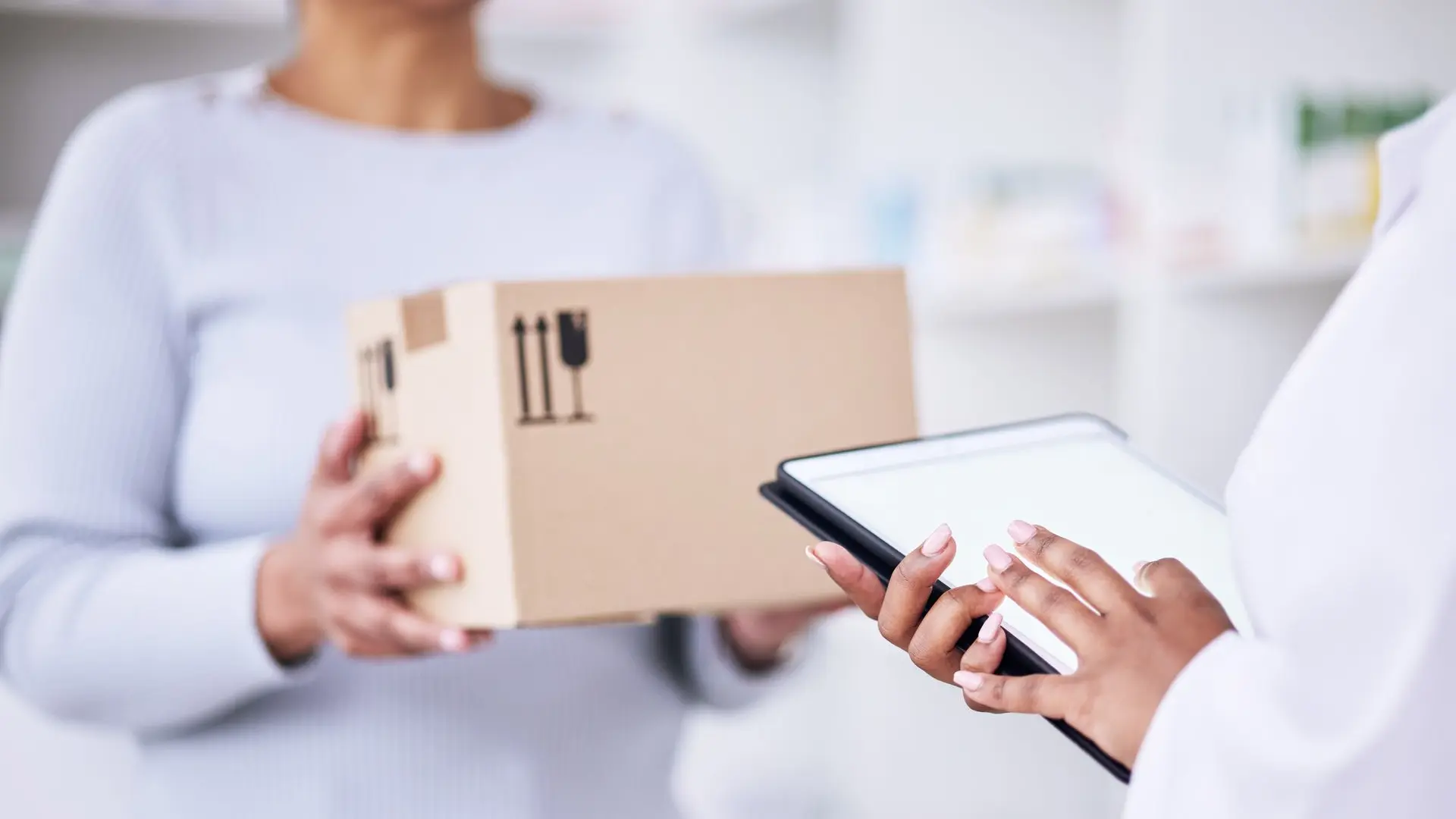 Versanddokumentation eines Paketes