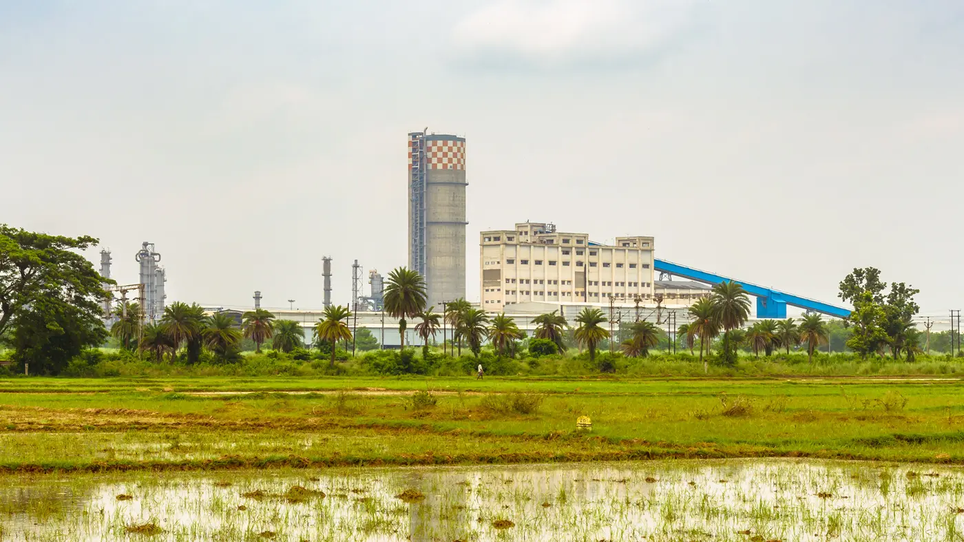 Biomassekraftwerk in Indien