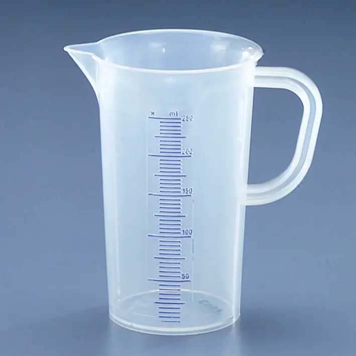MEDDAX Messkanne transparent PP mit Skalierung (Inhalt: 250 ml)