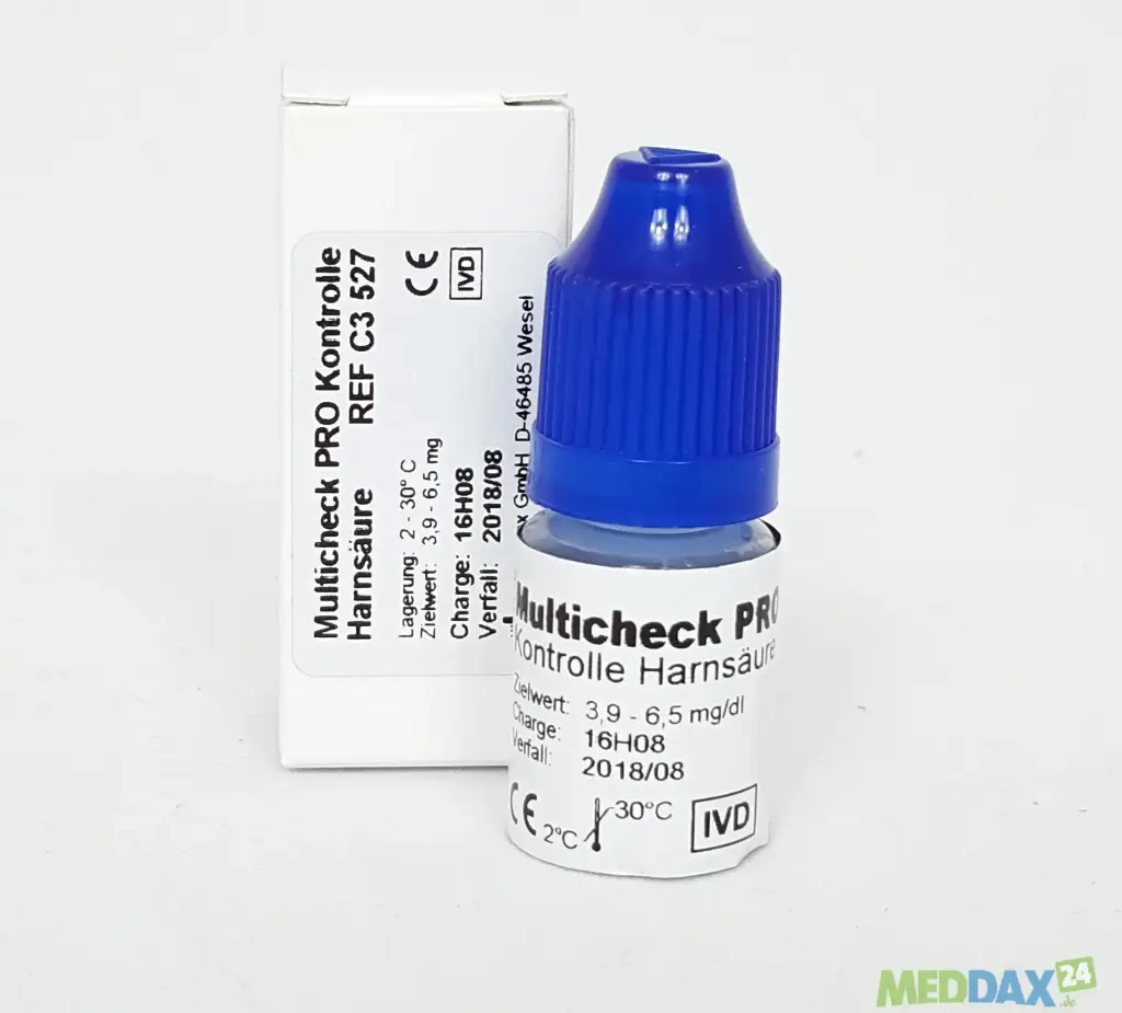 LIFETOUCH MultiCHECK Pro Kontrolllösung, 3,75 ml (Drogentest: Blutzucker)