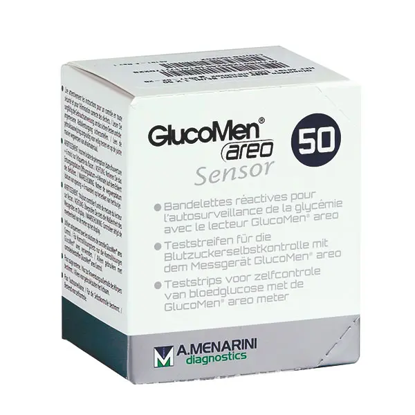 GLUCOMEN Areo Sensor Teststreifen (Import/Original: Import Teststreifen)