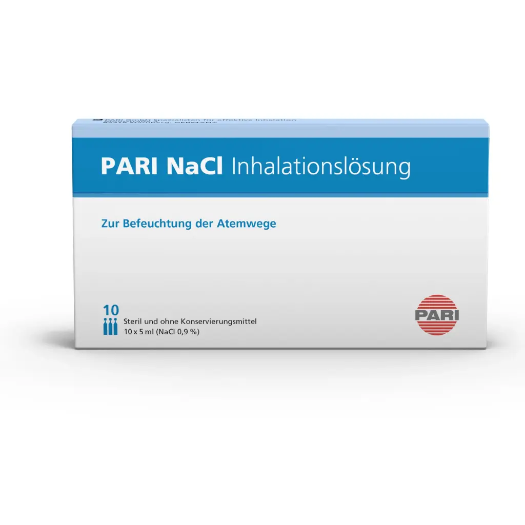PARI NaCl Inhalationslösung 0,9%, 5ml Ampullen