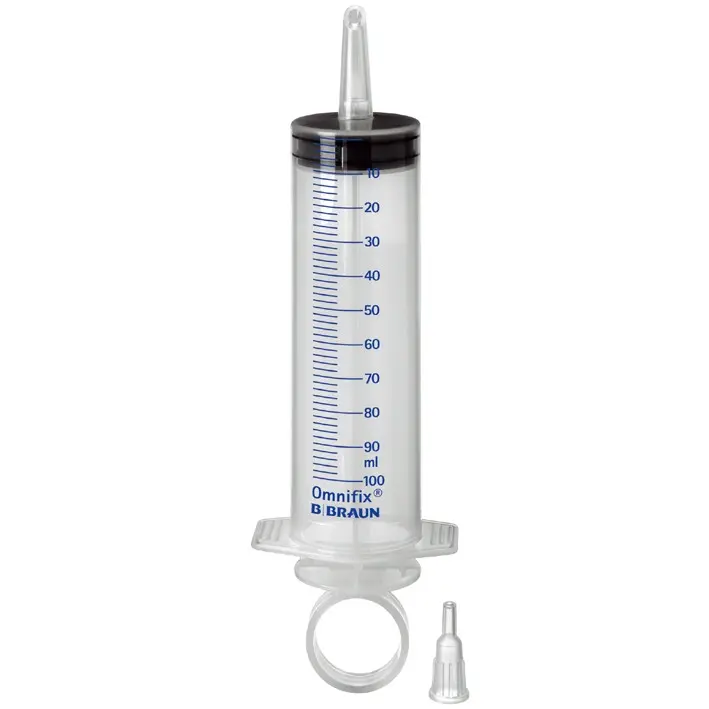 B.BRAUN Omnifix Solo Wund- und Blasenspritze 3-teilig mit Katheteransatz (Anschlussart: Mit Luer-Adapter, Blutentnahme: 50/60 ml)