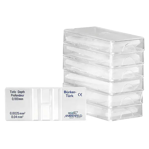 SERVOPRAX Zählkammern Bürker Türk, doppelte Teilung