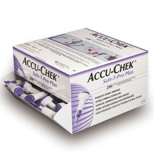 ROCHE Accu-Chek Safe-T-Pro Plus 200 Stück