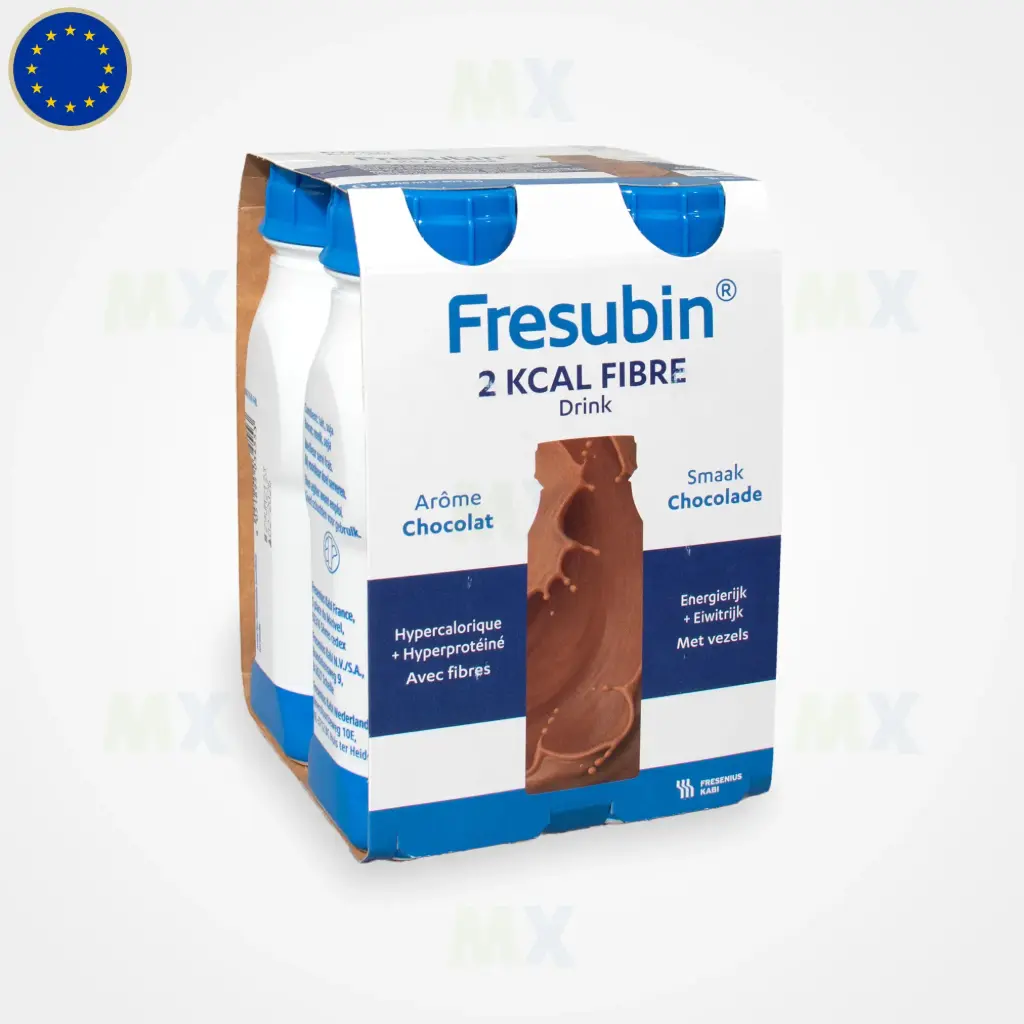 Fresenius Kabi Fresubin 2kcal fibre Drink Schokolade 4er (Geschmacksrichtung: Schokolade, Inhalt / Anzahl: 4 x 200 ml, Kaloriengehalt: 2 kcal, Trinkfertig / Pulver: Trinkfertig)