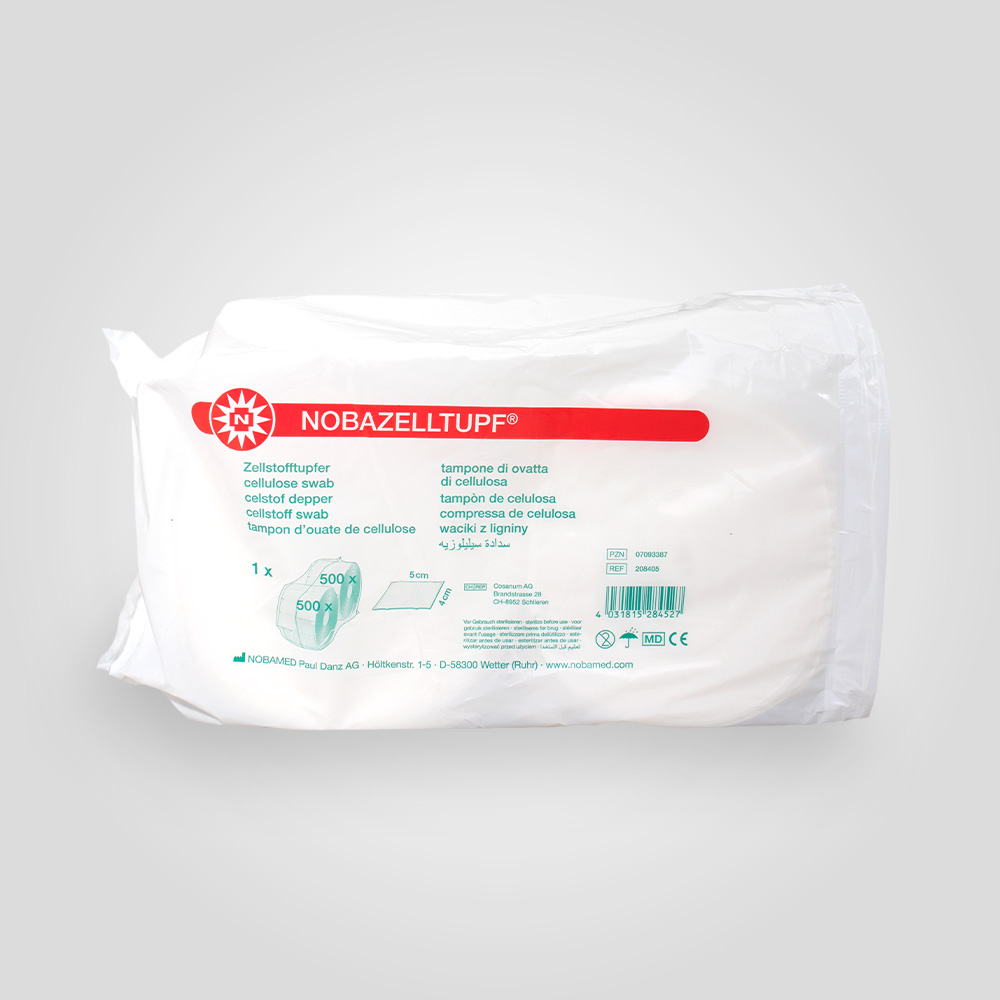NOBA Nobazelltupf steril, Zellstofftupferrolle, 500 Tupfer