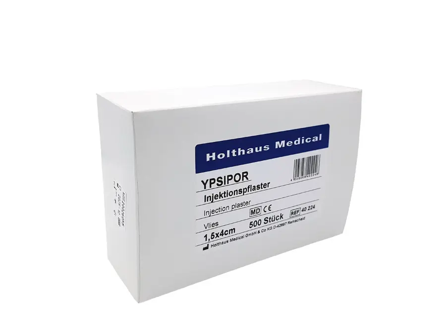 HOLTHAUS YPSIPOR Injektionspflaster Vlies 1,5 x 4 cm