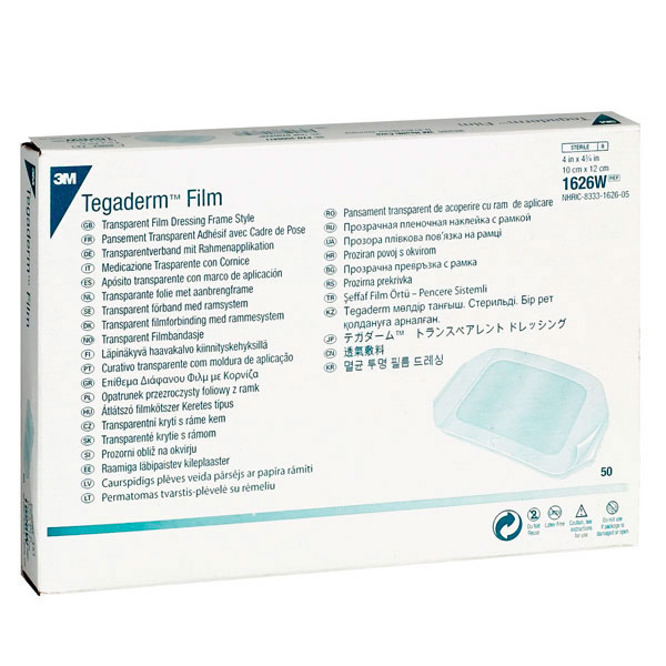 3M Tegaderm Film sterile transparent dressing