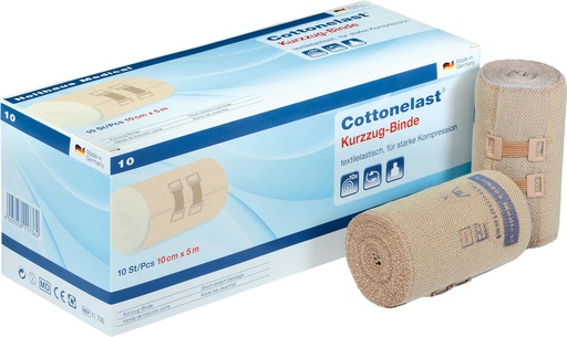 HOLTHAUS Cottonelast Kurzzug-Binde in Faltschachtel
