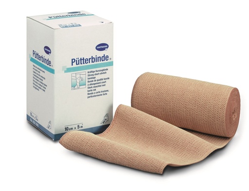 HARTMANN Pütterbinde 5 m single in folding boxes with bandage clips