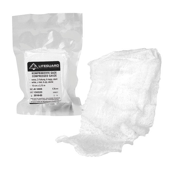 LIFEGUARD Compressed gauze, Gauze bandages