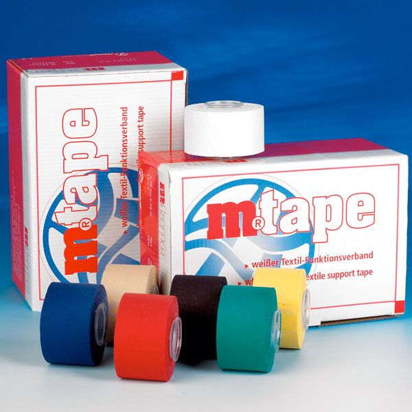 M.TAPE Unelastischer Stützverband farbig, 3,75 cm x 10 m