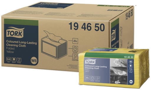 TORK Long-lasting Coloured cleaning cloths
