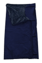 MEDDAX Wrap blanket for wheelchair users navy blue