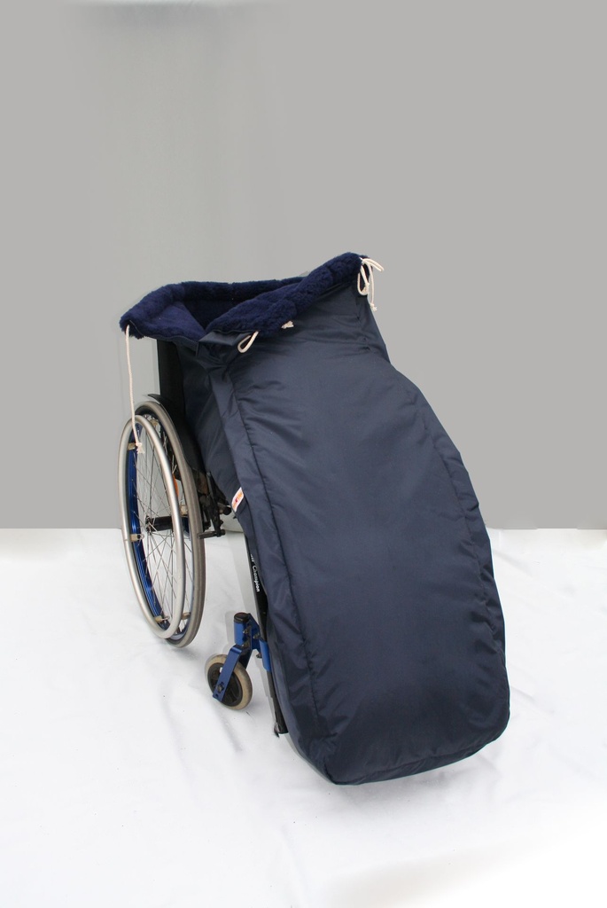 ORGATERM Webpelz-Schlupfsack marine