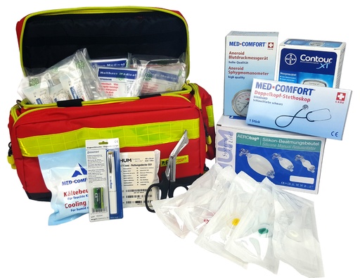 MEDDAX Rscue Emergency bag Size L filled DIN 13157