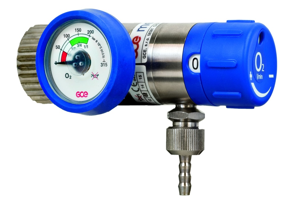 GT-GASTECH Mediselect 6, Druckminderer für med O2