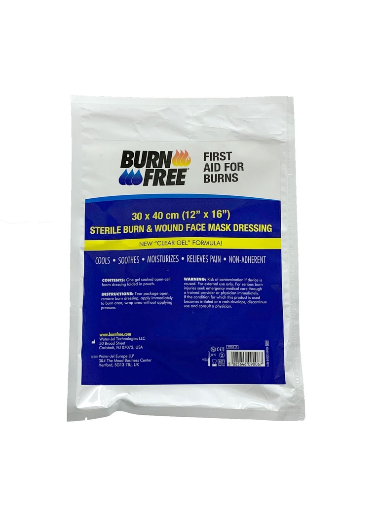 BURNFREE Wound dressing / Face mask 30 x 40 cm