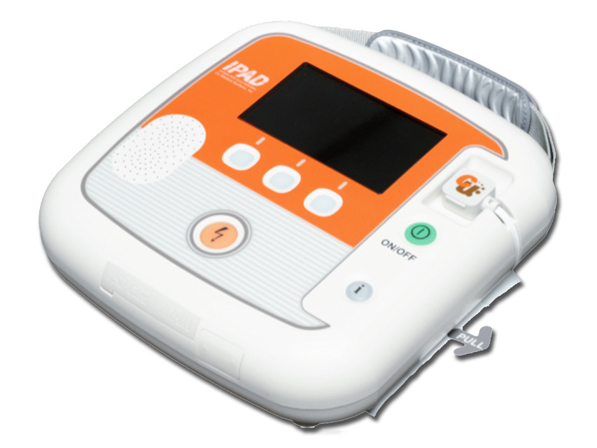 CU-MEDICAL iPAD CU-SP2 AED "Jedermann" mit Monitor und EKG Modul, halbautomatisch