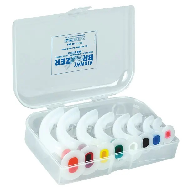 AIRWAY-BREEZER Guedel tube set, sterile, color-coded, loose in bag