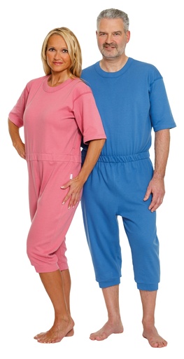 SUPRIMA Care overall Short Back zipper berry