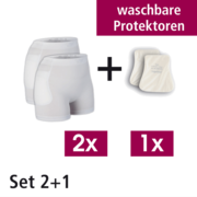 SUPRIMA Hüftprotektoren Set 2 (2 Slip/1 Paar Hüftprotektoren waschbar)
