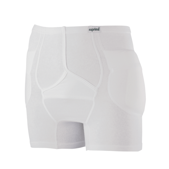 SUPRIMA Hip protector brief with fly for men without protectors