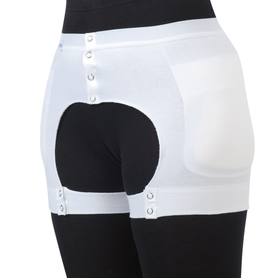 SUPRIMA Protektor-Slip, knöpfbar - mit Aussparung unisex ohne Protektoren