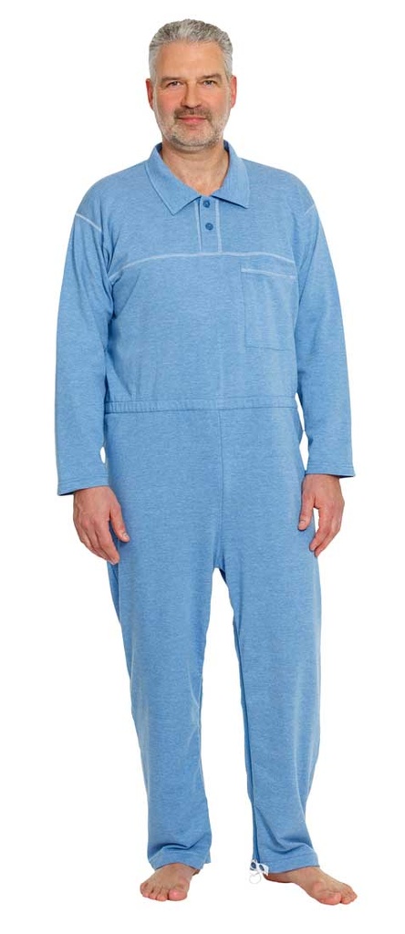 SUPRIMA CareFunction Care overall with polo collar and button placket jeans