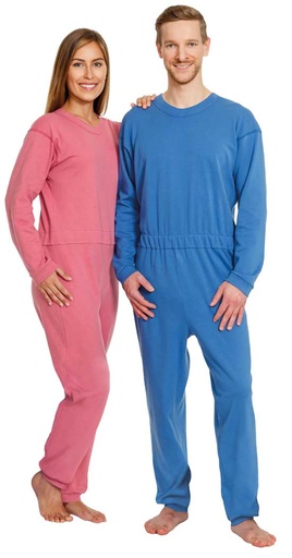 SUPRIMA CareBasic Pflegeoverall Lang Rückenreißverschluss beere