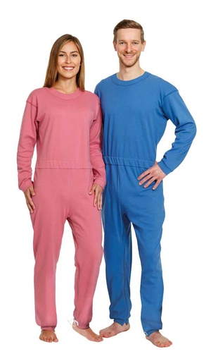 SUPRIMA CareBasic Care overall long Leg zipper berry