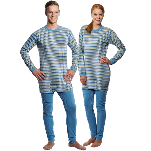 SUPRIMA CareFunction Pflegeoverall Pyjama hellblau