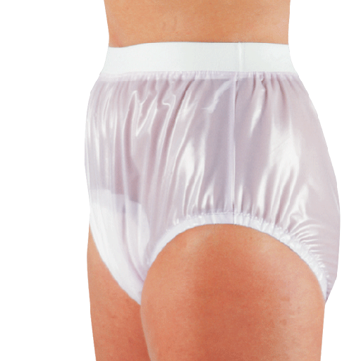 SUPRIMA PVC brief Slip-on shape Incontinence transparent-blue