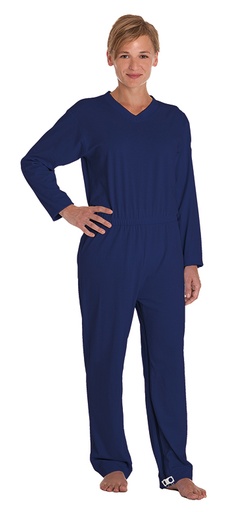 SUPRIMA Care Function Care overall long Back & leg zipper navy