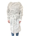CAMICE Coat Protect Protective gown 25g white with cuffs