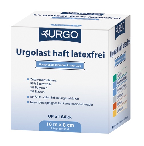[15433-01] URGO Urgolast haft latexfreie Idealbinde mit kurzem Zug