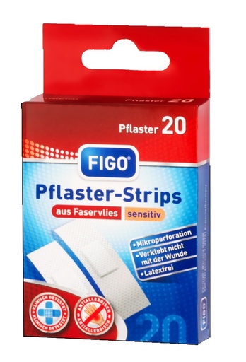 [21426-01] FIGO Plaster strips made of non-woven fabric, sensitive