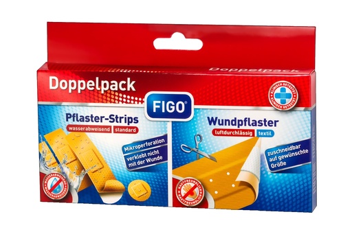 [21431-01] FIGO Doppelpack 50 x 6 cm + 20er Strips