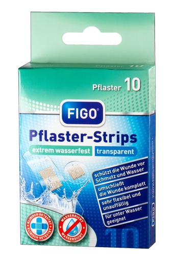 [21444-01] FIGO Wound plaster extremely waterproof 10 pieces