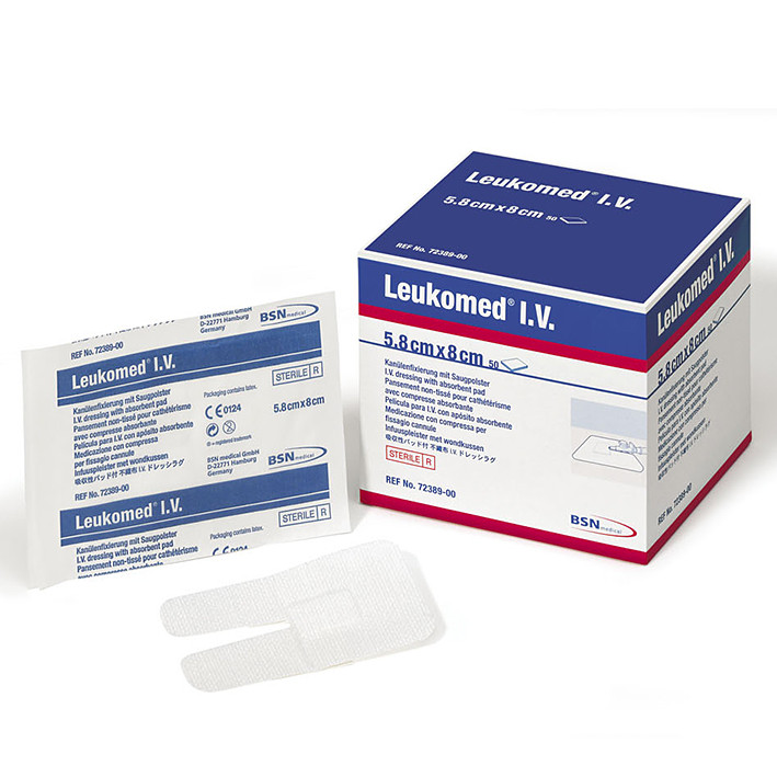 BSN Leukomed I.V. Cannula fixation, sterile, 6 x 8 cm