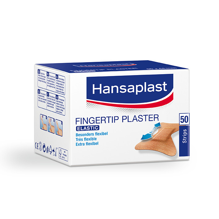 BSN Hansaplast Elastic Fingerkuppenpflaster, 4,4 x 5 cm