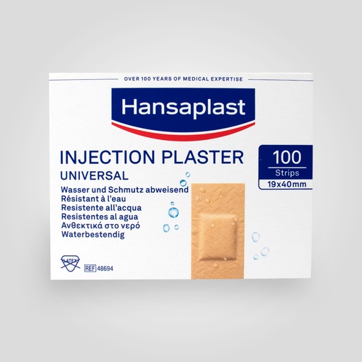[21626-01] BSN Hansaplast Universal Water Resistant Injection plasters, 1.9 x 4 cm