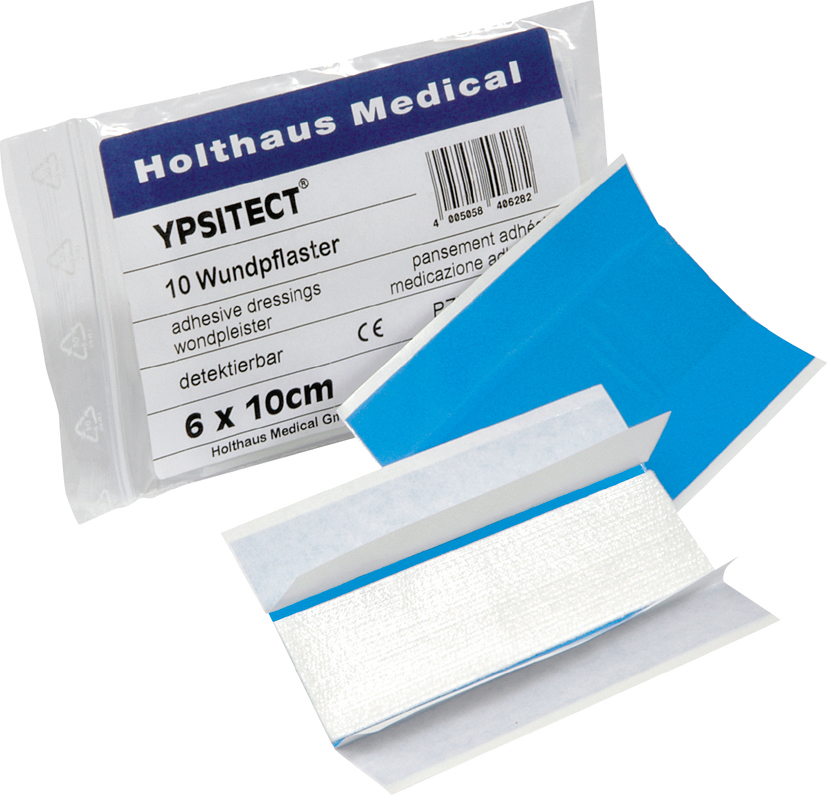 HOLTHAUS YPSITECT Wundpflaster wasserabweisend 6 x 10cm