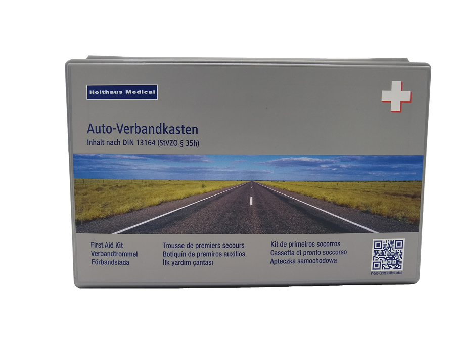HOLTHAUS KFZ-Verbandkasten Inhalt nach DIN 13164