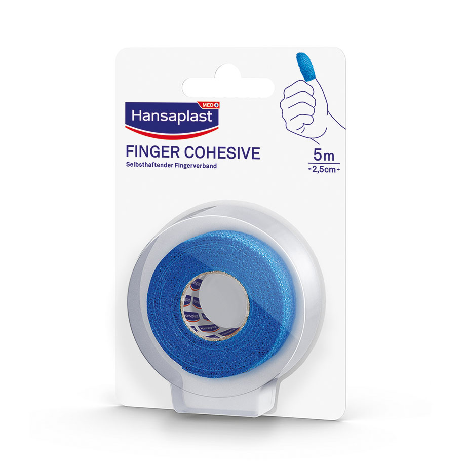 BSN Hansaplast Finger Cohesive blau, 2,5 cm x 5 m