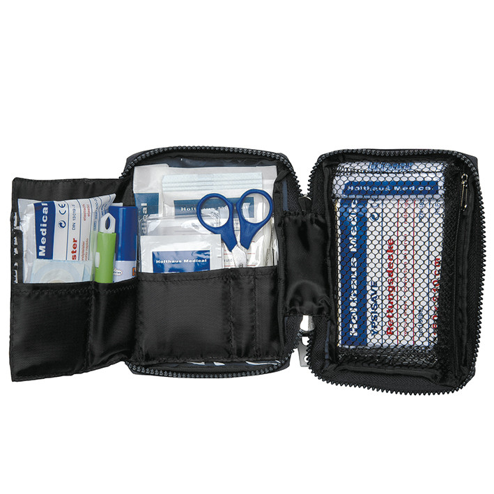 HOLTHAUS TRAVEL First Aid Pouch blue/red 17 x 12 x 6 cm