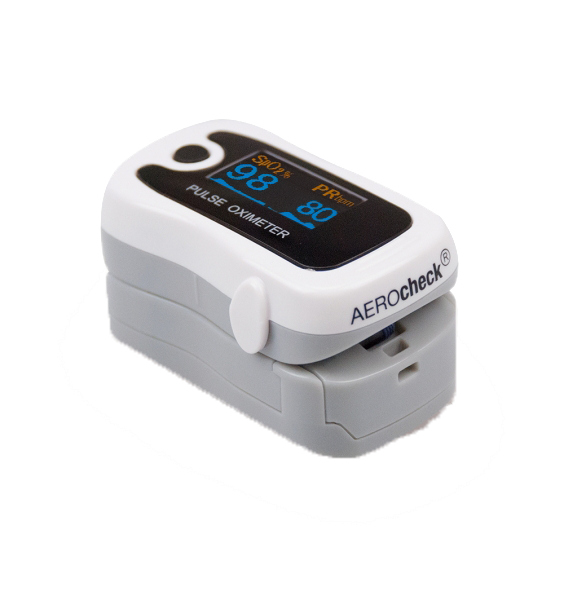 HUM AEROcheck PO11-FCH Finger Pulse Oximeter