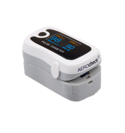 [14586-01] HUM AEROcheck PO11-FCH Finger-Pulsoximeter